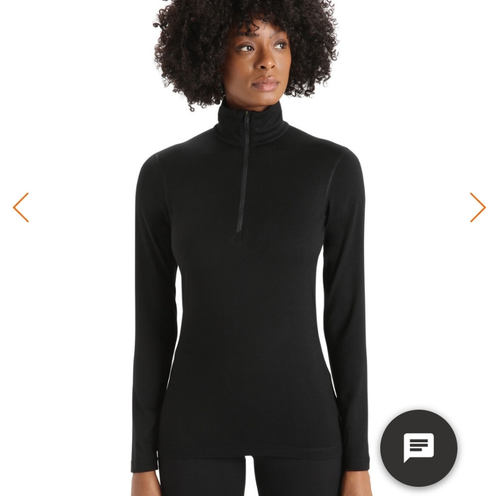 ICEBREAKER 🧡 Merino 320 Long Sleeve Half Zip Thermal Top